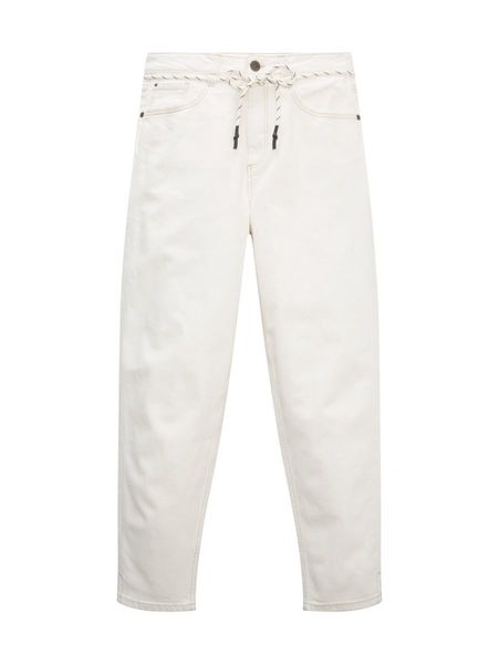 Tom Tailor Cropped Barrel Jeans - weiß (10315)
