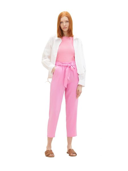 Tom Tailor Denim Hose Tapered Relaxed Fit - pink (31685)