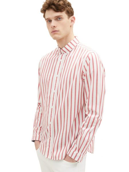 Tom Tailor Striped shirt - red (31787)
