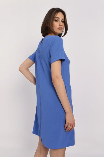 Molly Bracken Short plain dress - blue (BLUE)
