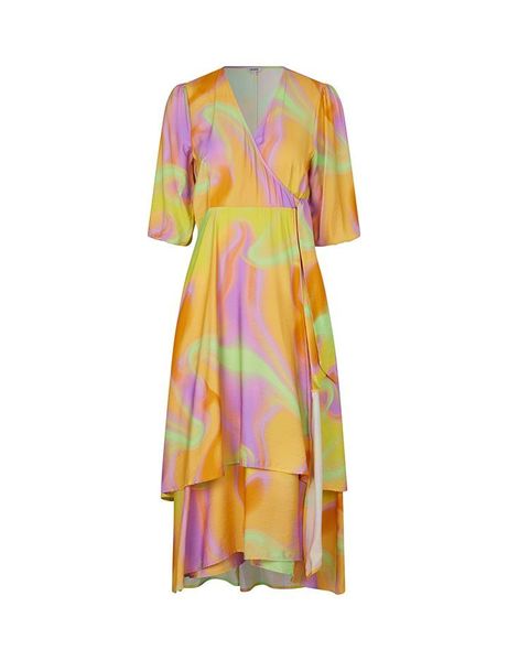 mbyM Dress - Bibbi-M - orange/purple (N19)