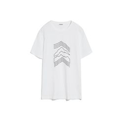 Armedangels T-Shirt - Jaames Mountain Icon - white (188)