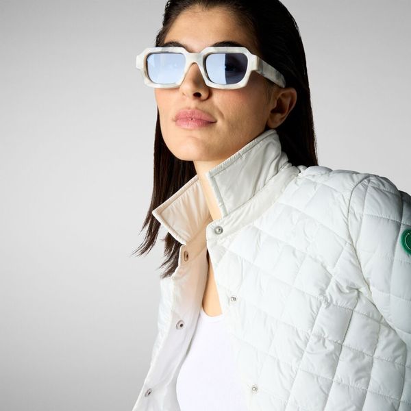 Save the duck Quilted jacket - Libra  - white (2)