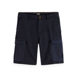 Scotch & Soda The Fave garment-dyed cargo shorts - blue (4)