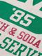 Scotch & Soda Unifarbenes Sweatshirt mit regulärer Passform - weiß/grün (694)