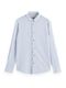 Scotch & Soda Regular fit : chemise en coton bio - blanc/bleu (6039)