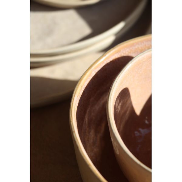 Pomax Soup bowl - Spiro - red/beige (PWP)