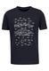 Fynch Hatton T-shirt with front print - blue (685)