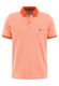 Fynch Hatton Polo-Shirt in Two-Tone Optik - orange (200)