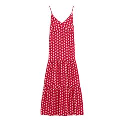 Yerse Dress with geometric pattern - red (175)