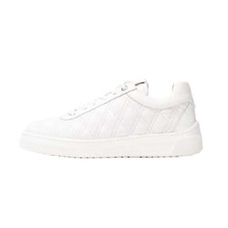 Unisa Sneaker with geometric quilting - white (WHITE)