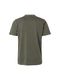 No Excess T-Shirt V-Neck 2 Coloured Stripes Garment Dyed  - green (155)