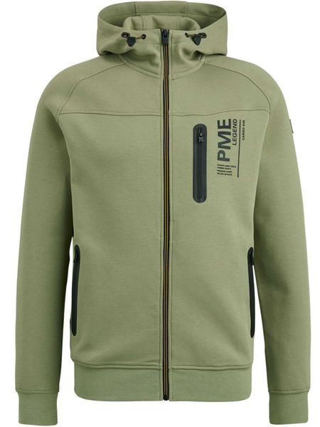 peper Twinkelen Reinig de vloer PME Legend Sweat jacket with hood - gray (Grey) - L