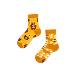 Many Mornings Socks - Honey Bear - yellow (00)