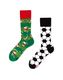 Many Mornings Socks FOOTBALL FAN - white/black/red/green (00)