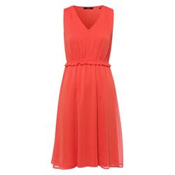 Zero Dress with gathers - orange (4042)