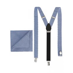 Olymp Suspenders and pocket square - blue (11)