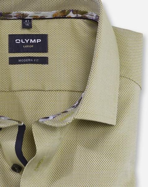 Olymp Modern Fit : business shirt - green (44)