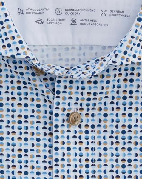 Olymp Luxor 24/Seven Modern Fit Business Shirt - blue (22)