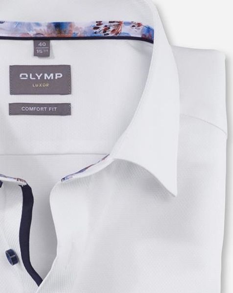 Olymp Comfort Fit : Business Kurzarmhemd - weiß (00)