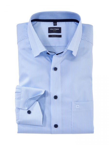 Olymp Luxor Modern Fit Business Shirt - blue (11)