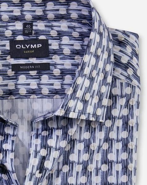 Olymp Luxor Modern Fit Businesshemd - lila/blau (22)