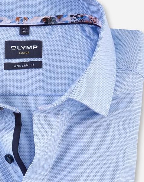 Olymp Modern Fit : Shirt - blue (11)