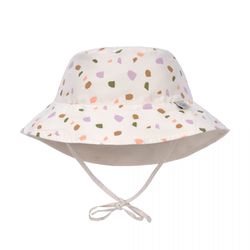 Lässig Chapeau de soleil enfants (protection UV) - Pebbles - beige (Ecru)