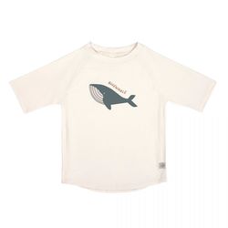 Lässig UV Shirt Kinder Kurzarm - Wal - beige (Ecru)