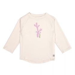 Lässig UV Shirt Kinder Langarm - Korallen - beige (Ecru)