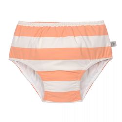 Lässig Schwimmwindel Baby - weiß/orange (Peche)