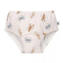 Lässig Swim diaper baby - marine animals - white (Ecru)