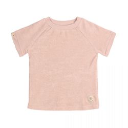 Lässig Frottee T-Shirt - pink (Rose)