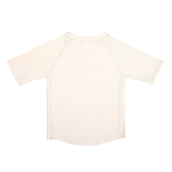 Lässig UV shirt children short sleeve - whale - beige (Ecru)