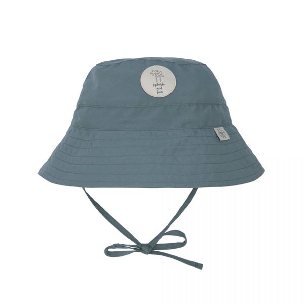 Lässig Chapeau de pêcheur enfants (protection UV) - bleu (Bleu)