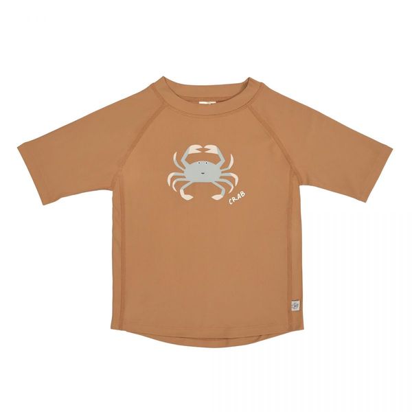 Lässig T-shirt UV enfant manches courtes - Crabe - brun (Caramel )