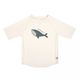 Lässig T-shirt UV enfants manches courtes - baleine - beige (Ecru)