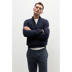 ECOALF Half-zip knit sweater - blue (161)