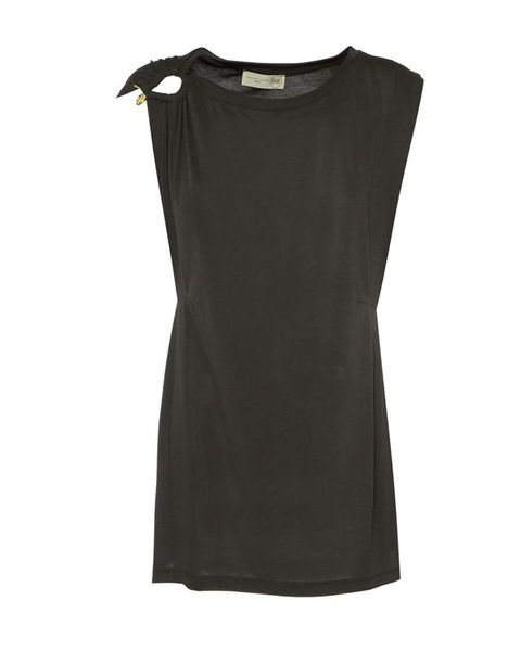 BSB Blouse with a cutout - black (CARBON )