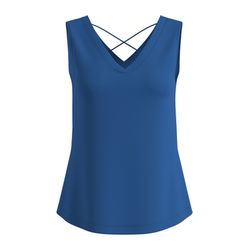 s.Oliver Red Label T-Shirt en mélange modal - bleu (5602)