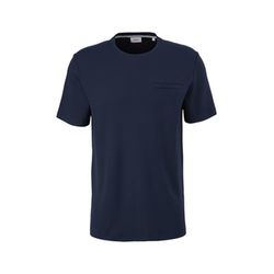 s.Oliver Red Label T-Shirt aus Modalmix  - blau (5955)