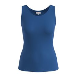 s.Oliver Red Label Stretch cotton vest top  - blue (5602)