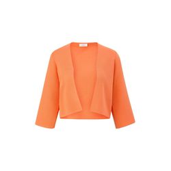 s.Oliver Black Label Veste en tricot fin en coton mélangé - orange (2333)
