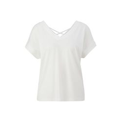 s.Oliver Red Label T-shirt en modal mélangé - blanc (0210)