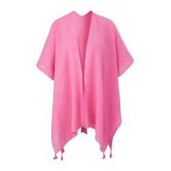 s.Oliver Red Label Poncho aus Baumwolle - pink (4426)