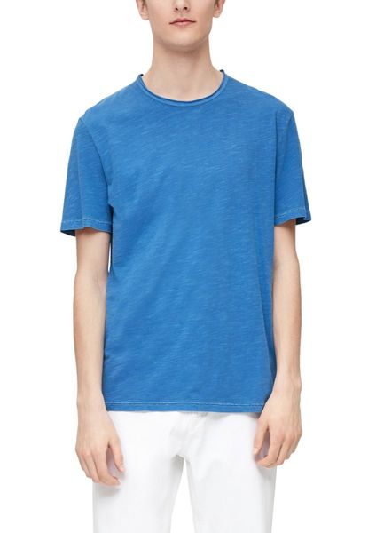 s.Oliver Red Label Baumwollshirt mit Garment Dye  - blau (5427)