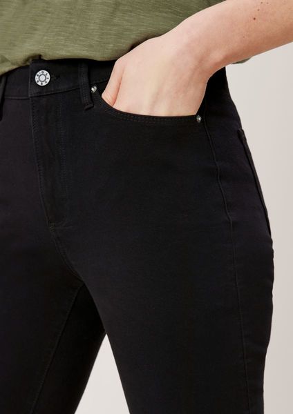 s.Oliver Red Label Skinny: Jeans mit hohem Bund - schwarz (99Z8)