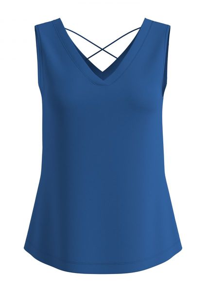 s.Oliver Red Label T-Shirt en mélange modal - bleu (5602)