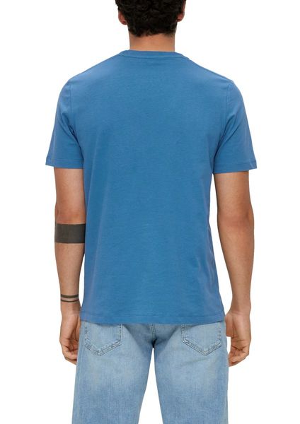 s.Oliver Red Label T-Shirt mit Frontprint - blau (54D2)