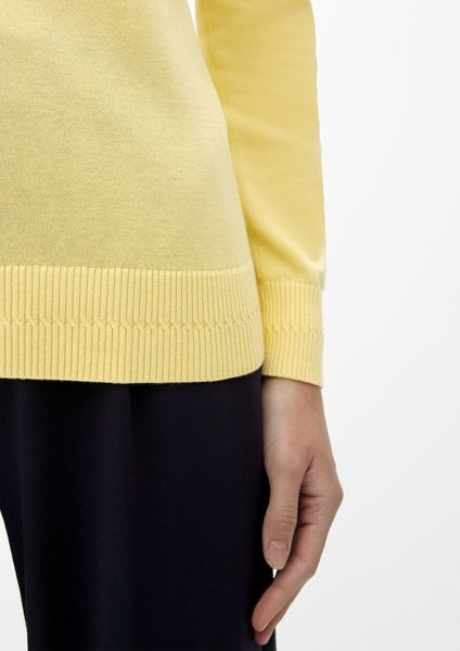 s.Oliver Red Label Viscose mix knit sweater  - yellow (1145)